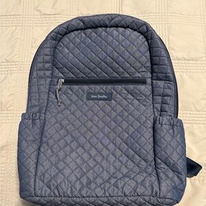 Vera Bradley Quilted Navy Backpack